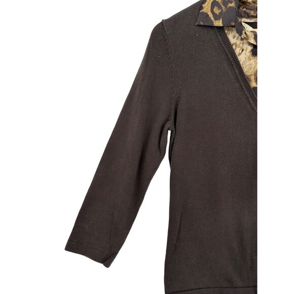 Ann Taylor Factory‎ Sweater Womens Size M Lightweight Corpcore Office Siren - Picture 7 of 10